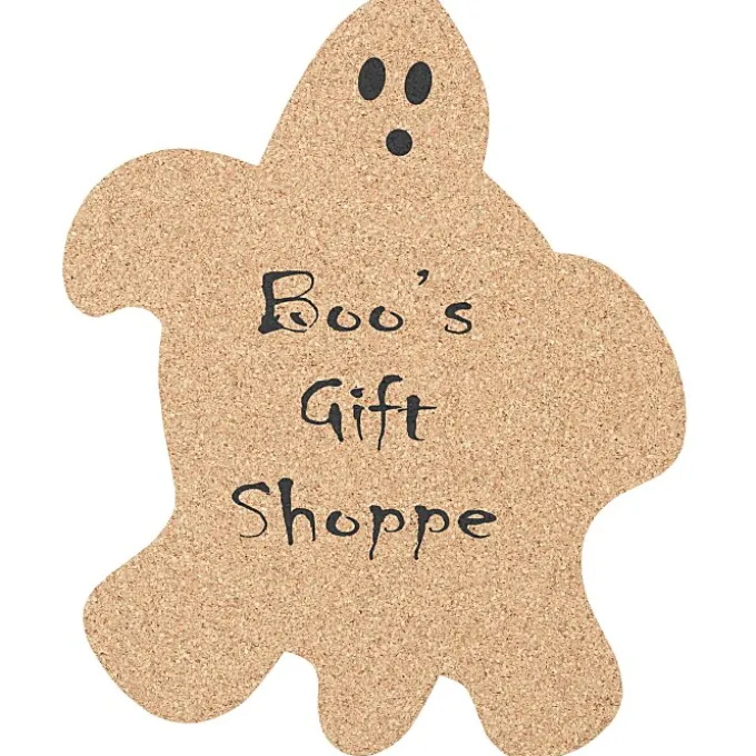 Large Cork Coaster - Ghost