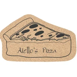 Large Cork Coaster - Pizza Slice