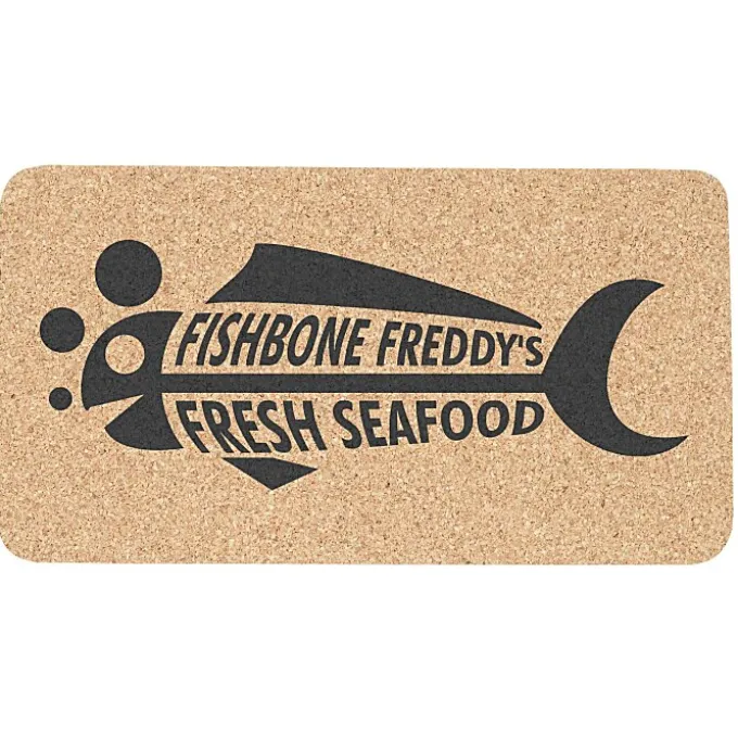 Large Cork Coaster - Rectangle - 3-1/4 inches x 6 inches