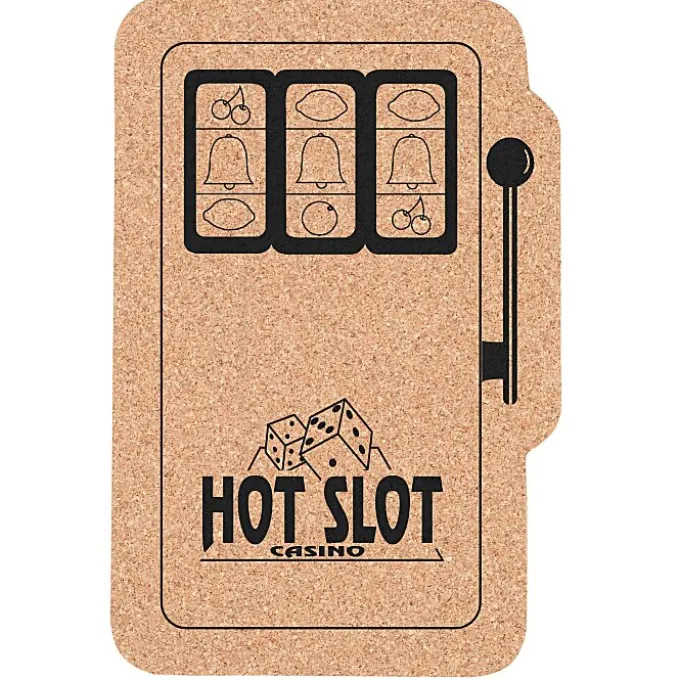 Large Cork Coaster - Slot Machine