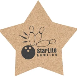 Large Cork Coaster - Star