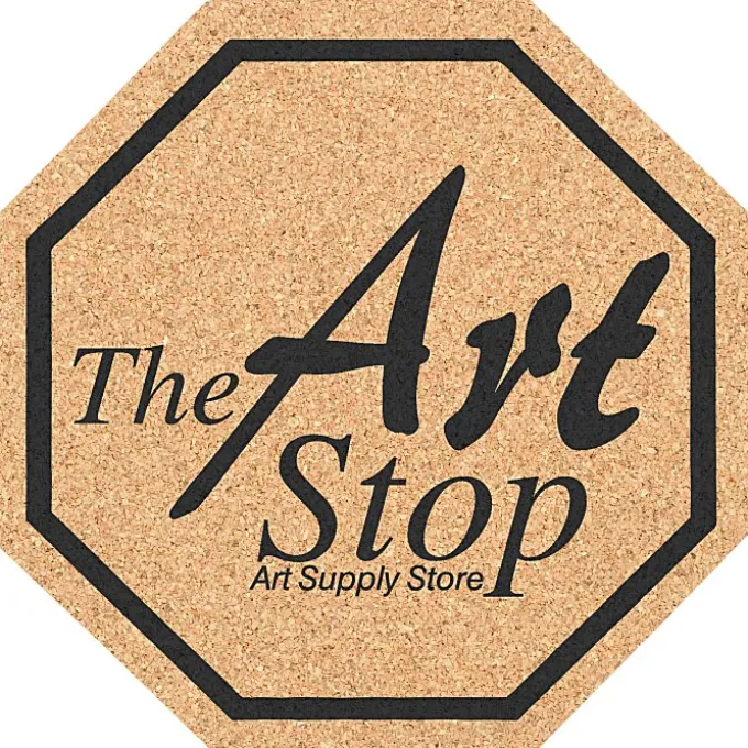 Large Cork Coaster - Stop Sign