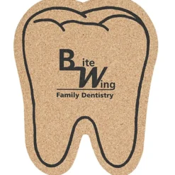 Large Cork Coaster - Tooth