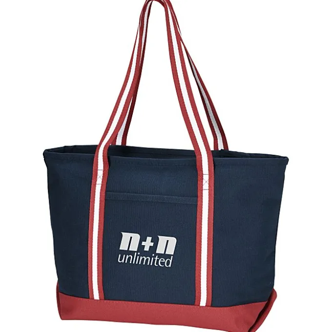 Large Cotton Canvas Admiral Tote