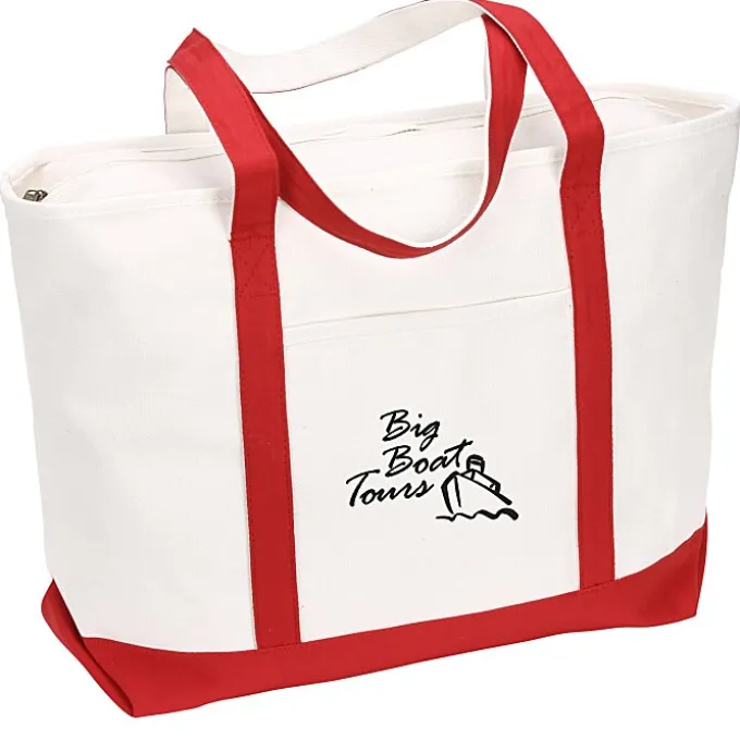 Large Heavyweight Cotton Canvas Tote