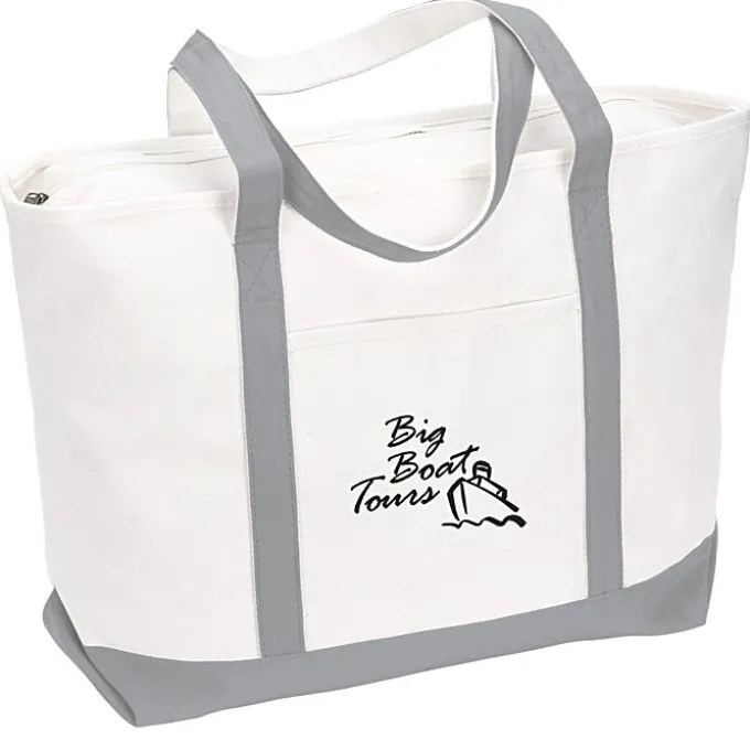 Large Heavyweight Cotton Canvas Tote