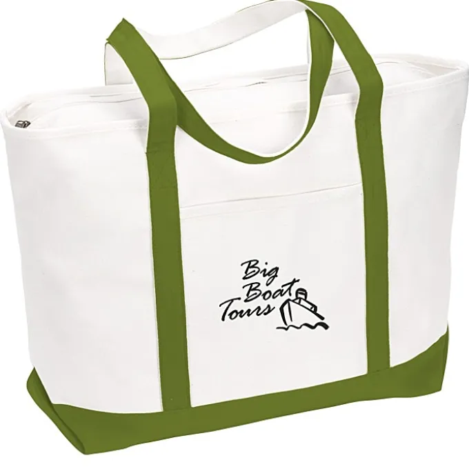 Large Heavyweight Cotton Canvas Tote