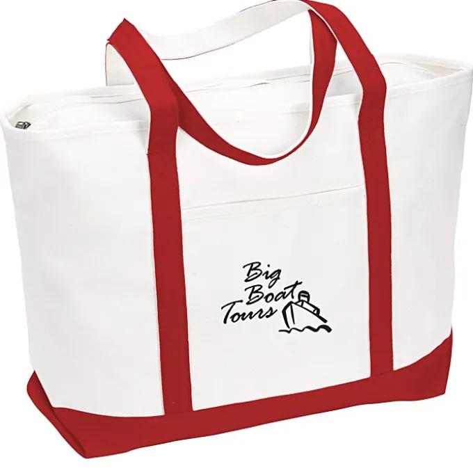 Large Heavyweight Cotton Canvas Tote
