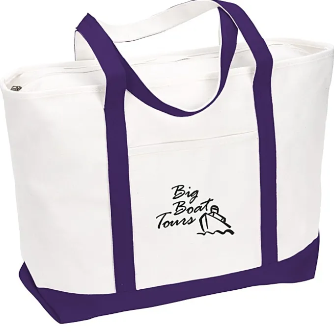 Large Heavyweight Cotton Canvas Tote