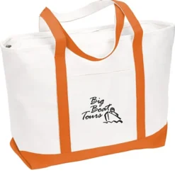 Large Heavyweight Cotton Canvas Tote - 24 hr
