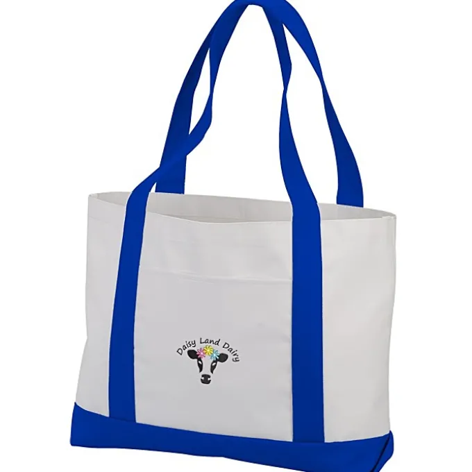 Large Polyester Tote - Embroidered