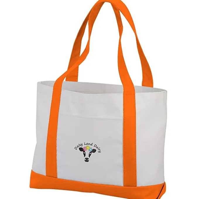 Large Polyester Tote - Embroidered