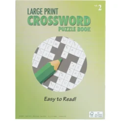 Large Print Crossword Puzzle Book - Volume 2