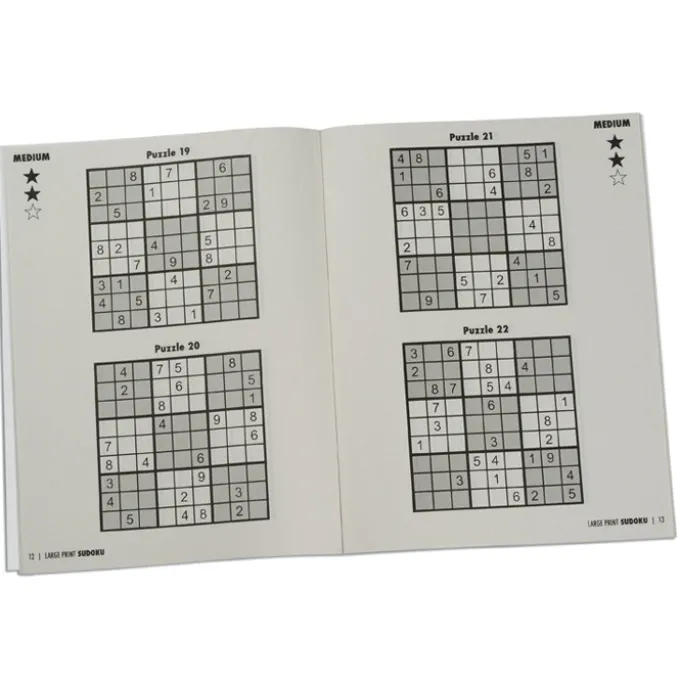 Large Print Sudoku Puzzle Book & Pencil - Volume 1