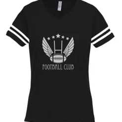 LAT Fine Jersey Football T-Shirt - Ladies' - Screen