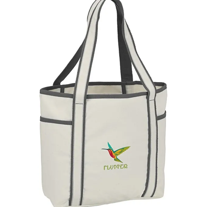 Laurel Multi-Pocket Tote - Embroidered