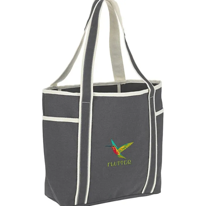 Laurel Multi-Pocket Tote - Embroidered