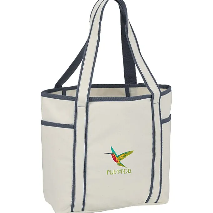 Laurel Multi-Pocket Tote - Embroidered