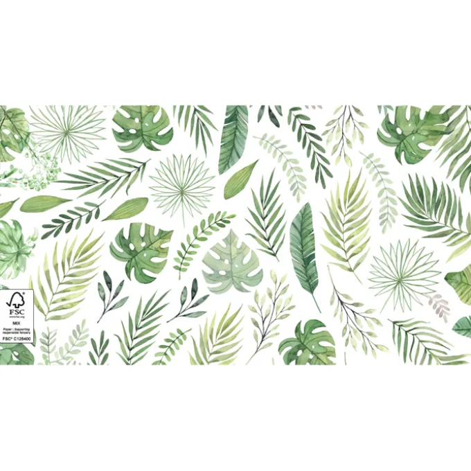 Leaf Full Color Insulated Paper Cup with Lid - 16 oz.