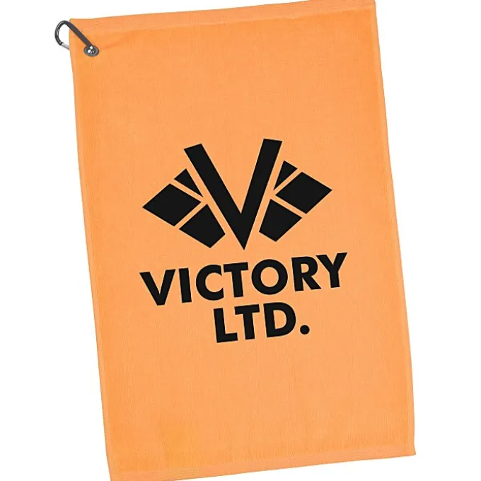 League Golf Towel with Carabiner - Colors