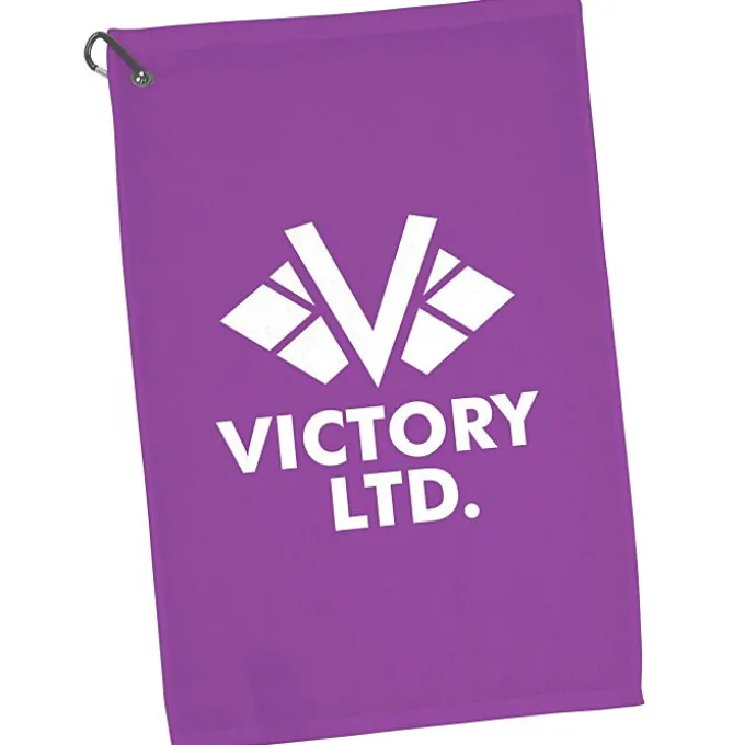 League Golf Towel with Carabiner - Colors