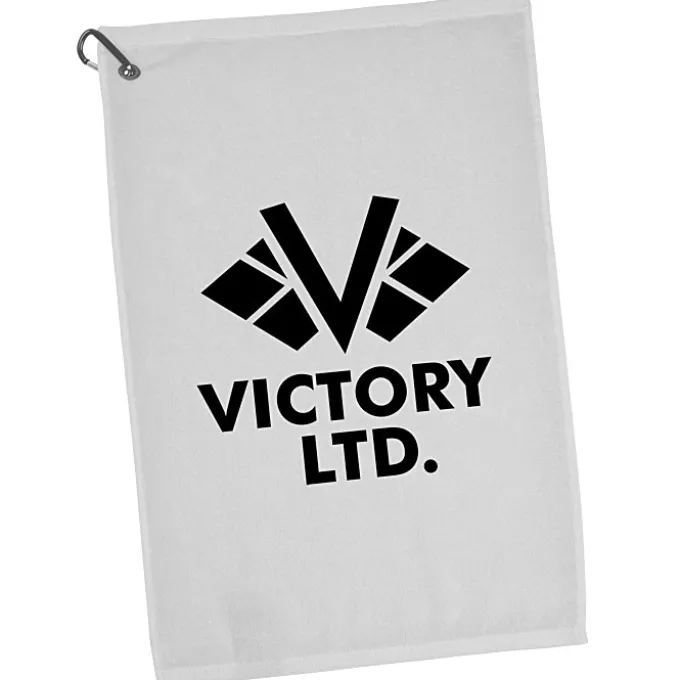 League Golf Towel with Carabiner - Colors