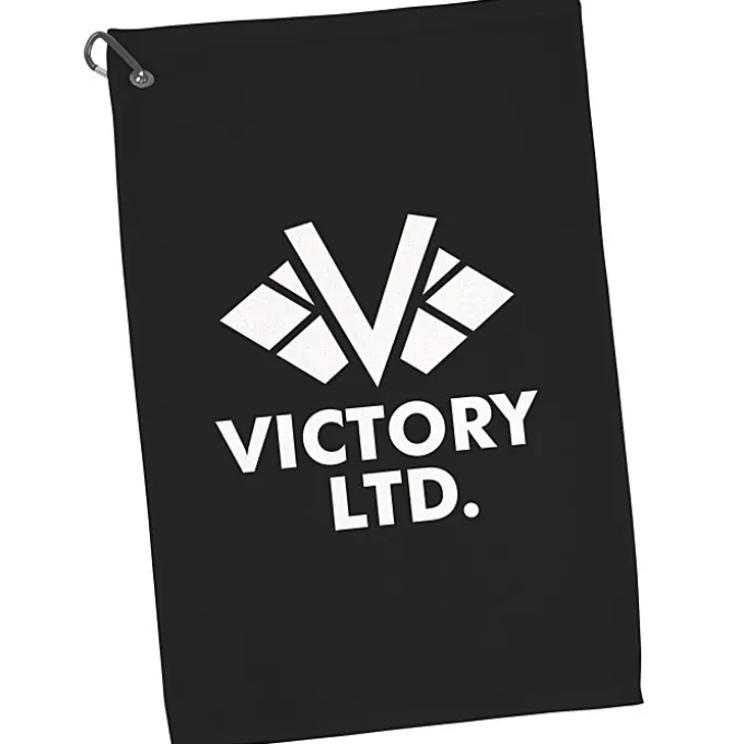 League Golf Towel with Carabiner - Colors