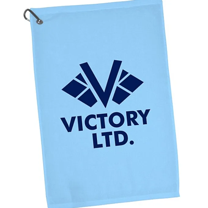 League Golf Towel with Carabiner - Colors - 24 hr