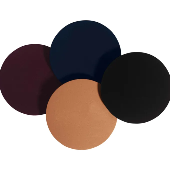 Leather Coasters - Bonded Leather - Full Color