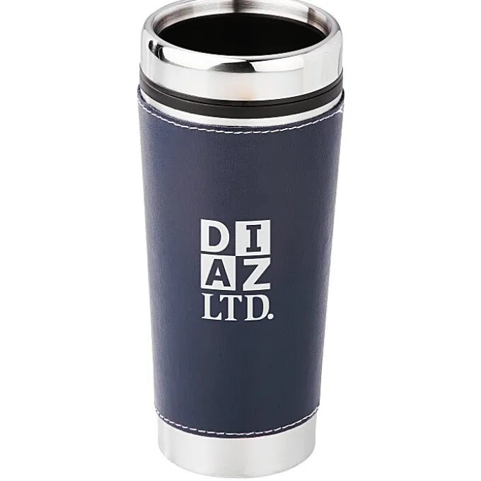 Leatherette Tumbler - 16 oz. - Screen