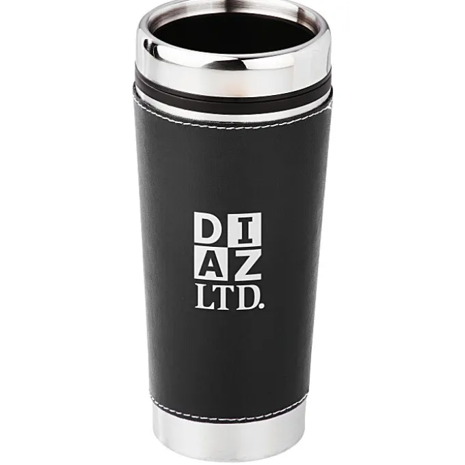 Leatherette Tumbler - 16 oz. - Screen