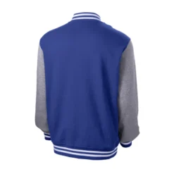 Letterman Fleece Sweatshirt Jacket - Men's