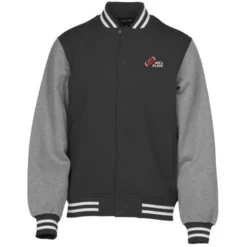 Letterman Fleece Sweatshirt Jacket - Men's