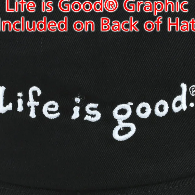 Life is Good Bucket Hat - Embroidered