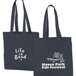 Life is Good Color Cotton Sheeting Tote - LIG