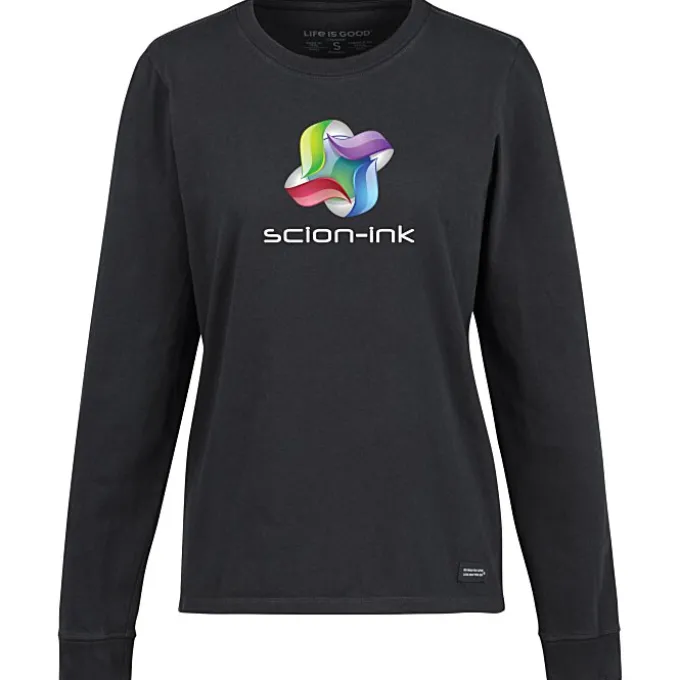 Life is Good Crusher Long Sleeve Tee - Ladies' - Full Color