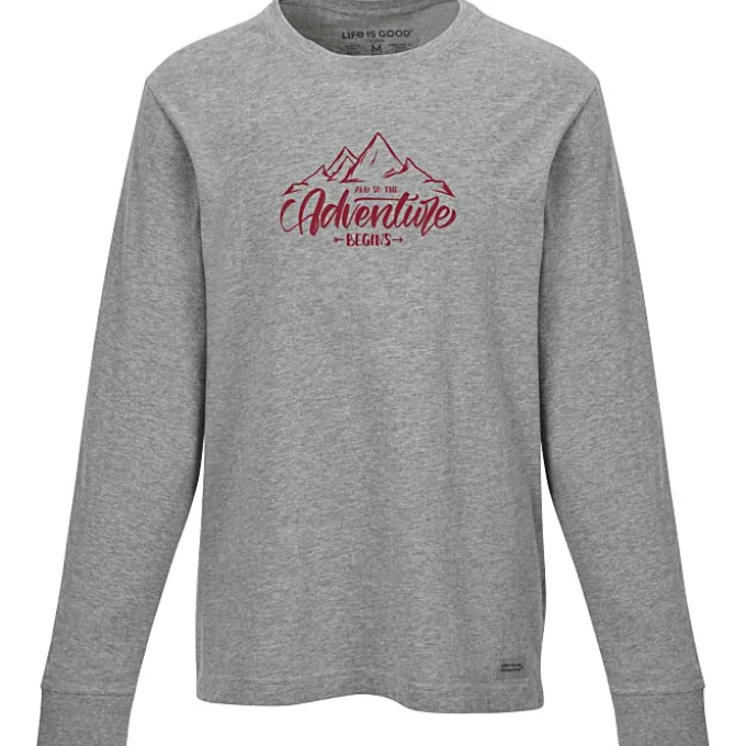 Life is Good Crusher Long Sleeve Tee - Men's - Screen