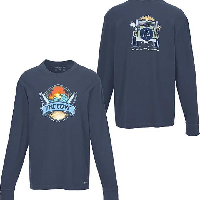 Life is Good Crusher Long Sleeve Tee - Men's - Full Color - 4WD