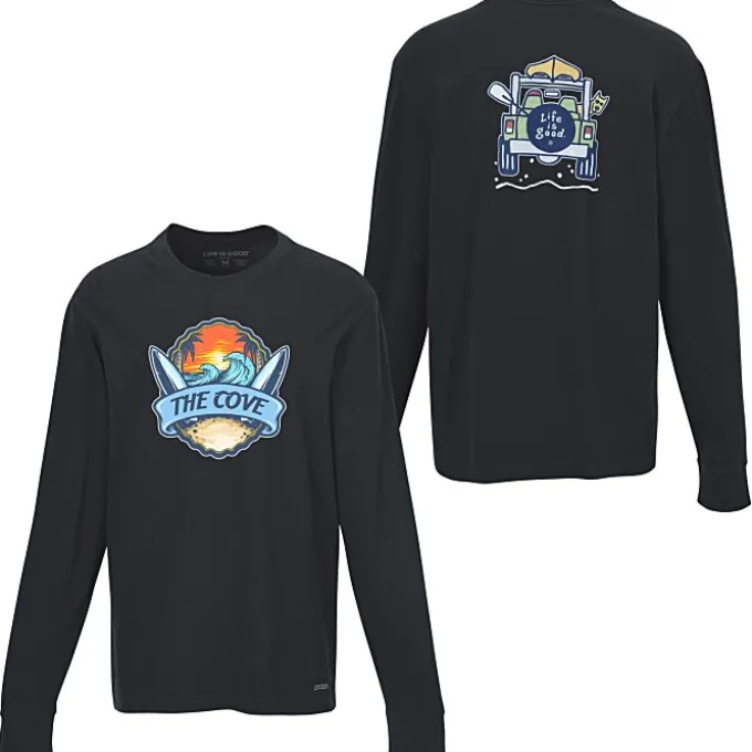 Life is Good Crusher Long Sleeve Tee - Men's - Full Color - 4WD