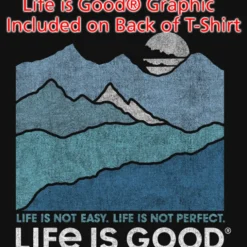 Life is Good Crusher Long Sleeve Tee - Men's - Full Color - Mountains