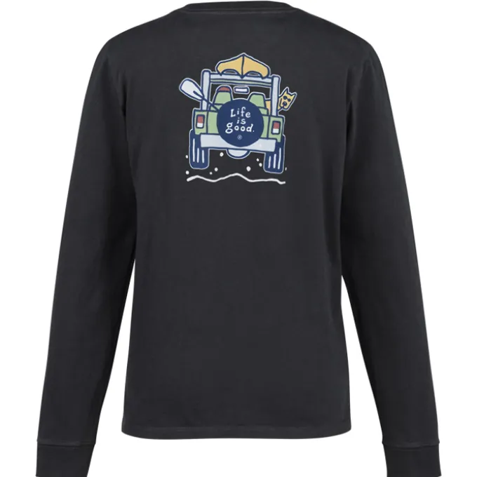 Life is Good Crusher Long Sleeve Tee - Ladies' - Full Color - 4WD