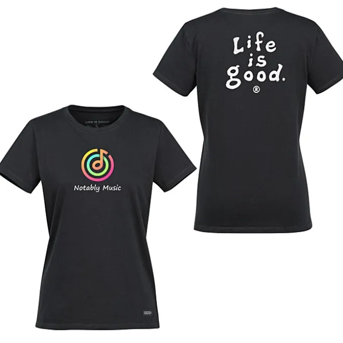 Life is Good Crusher Tee - Ladies' - Full Color - Colors - LIG