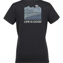 Life is Good Crusher Tee - Ladies' - Full Color - Colors - Mountains