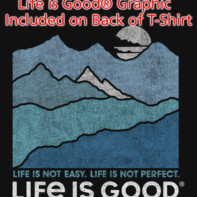 Life is Good Crusher Tee - Ladies' - Full Color - Colors - Mountains
