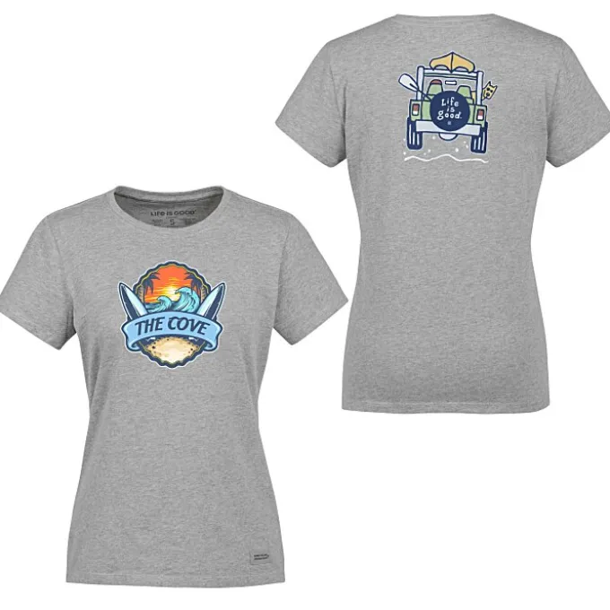 Life is Good Crusher Tee - Ladies' - Full Color - Colors - 4WD