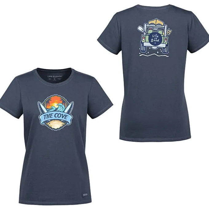 Life is Good Crusher Tee - Ladies' - Full Color - Colors - 4WD