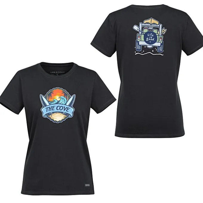 Life is Good Crusher Tee - Ladies' - Full Color - Colors - 4WD