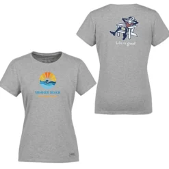 Life is Good Crusher Tee - Ladies' - Full Color - Colors - Adirondack