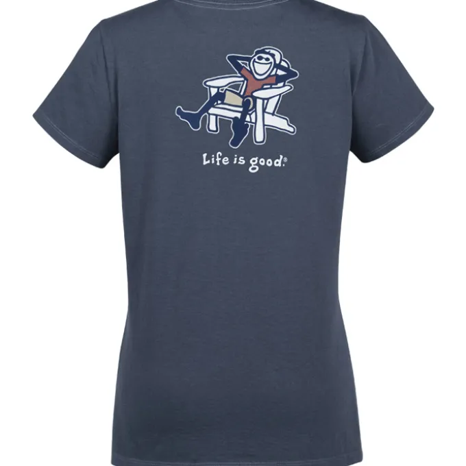 Life is Good Crusher Tee - Ladies' - Full Color - Colors - Adirondack