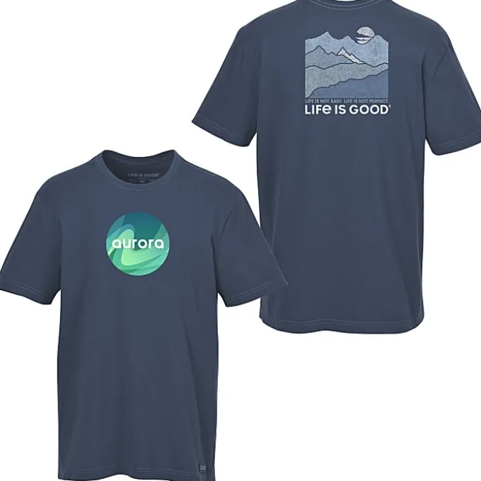 Life is Good Crusher Tee - Men's - Full Color - Colors - Mountains